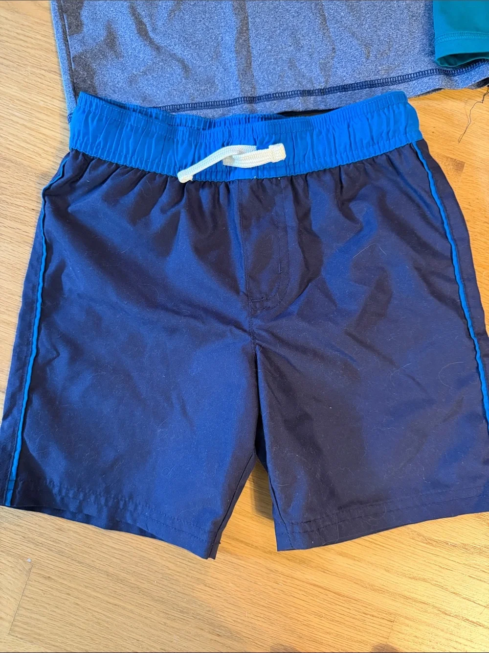Cat & Jack Swim Trunks & Rash Guard bundle, 4 pcs, size 5T